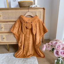 Load image into Gallery viewer, Trendy Rabbit Cartoon Bathrobes For Girls Boys Unisex Soft Hooded And Comfortable Kids Vintage Design Bathrobes
