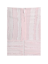Load image into Gallery viewer, Mallory Baby Pink Stripe Jacquard High Slit Gown
