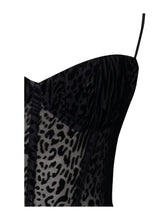 Load image into Gallery viewer, Ulani Black Burnout Velvet Detail Mesh Maxi Dress
