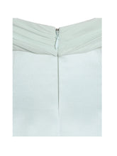 Load image into Gallery viewer, Zafrina Light Cyan Halter Off-shoulder Backless Mini Dress
