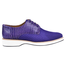 Load image into Gallery viewer, Gutta Lizard Print Leather Textile Casual Sneakers
