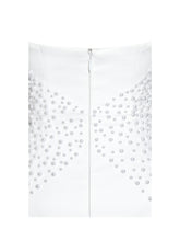 Load image into Gallery viewer, Tais Pearl Beaded Cocoon Shape Sleeveless Mini Dress
