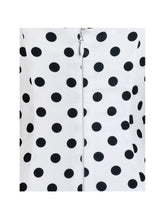 Load image into Gallery viewer, Rahma Polka Dot Drop Waist Midi Cotton Poplin Dress

