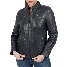 Load image into Gallery viewer, Miak Biker Leather Jacket
