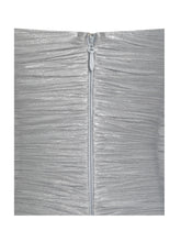 Load image into Gallery viewer, Palmer Silver Glitter Drop Waist Maxi Dress
