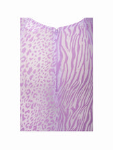Load image into Gallery viewer, Olena Purple Burnout Velvet Animal Print Mesh Halter Neck Maxi Dress
