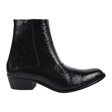 Load image into Gallery viewer, Jazzy Jackman Leather Print Ankle Length Boots

