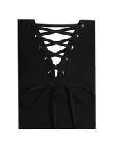 Load image into Gallery viewer, Dahliana Polka Dot Bubble Hem Corset Mini Dress
