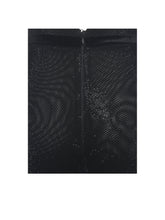 Load image into Gallery viewer, Olympia Black Belted Bow Plunging Rhinestone Maxi Dress
