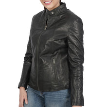 Load image into Gallery viewer, Sylvia Biker Leather Jacket
