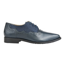 Load image into Gallery viewer, Amy Leather Suede Oxford Style Kids Dress Shoes
