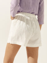 Load image into Gallery viewer, 100% Linen Utility Side Pocket Short WYNNIE
