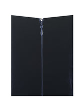 Load image into Gallery viewer, Pascha Black Lace Appliqué Strapless Peplum Midi Dress
