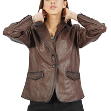 Load image into Gallery viewer, Josie Leather Blazer
