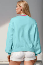 Load image into Gallery viewer, Nutcracker Sequin Bow Decor Cardigan
