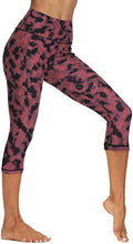 Load image into Gallery viewer, Cropped High-Rise Print Leggings – USA Flag Print Patriotic Workout Pants - 19 Styles
