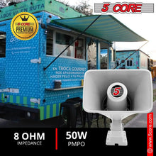 Load image into Gallery viewer, 5Core Universal PA Horn Speaker 50W 6x4
