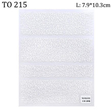 Load image into Gallery viewer, 5D Sweater Nail Sticker Acrylic Engraved Winter Charm Designs Beauty Cloth Christmas Patterns Nails Art Decoration Tools  Nail Art Stickers Decor Tip Transfer Nail Decals Sticker For Pretty Girl Self-Adhesive Nail Decals Designer Nail Stickers
