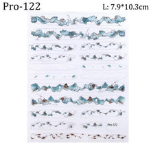 Load image into Gallery viewer, 5D Sweater Nail Sticker Acrylic Engraved Winter Charm Designs Beauty Cloth Christmas Patterns Nails Art Decoration Tools  Nail Art Stickers Decor Tip Transfer Nail Decals Sticker For Pretty Girl Self-Adhesive Nail Decals Designer Nail Stickers
