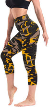 Load image into Gallery viewer, Cropped High-Rise Print Leggings – USA Flag Print Patriotic Workout Pants - 19 Styles
