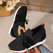 Load image into Gallery viewer, Women’s Lace‑Up Mesh Walking Flats
