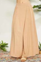 Load image into Gallery viewer, Mittoshop Wrap Pleating Detail Wide Leg Pants
