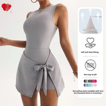 Load image into Gallery viewer, Women's Fitness Beauty-Back Yoga Dress – Sleeveless Active Mini

