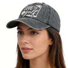 Load image into Gallery viewer, Golf Baseball Caps – Adjustable Embroidered Cotton Hats
