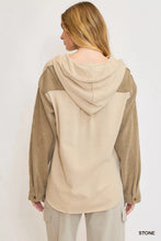 Load image into Gallery viewer, Umgee Washed French Terry Shacket
