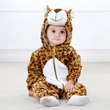 Load image into Gallery viewer, Cartoon Flannel Baby Rompers - # BAAA21110013
