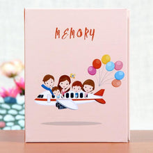 Load image into Gallery viewer, 5inch 13.5*9.5cm Photo Album Cartoon Cute Picture Storage Frame 100 Sheets Interleaf Type Memo Scrapbook Paper Baby Family Scrapbook Albums  Creative Children Memory DIY Book Gift
