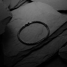 Load image into Gallery viewer, Cuban Chain Bracelet, 5MM - Stealth
