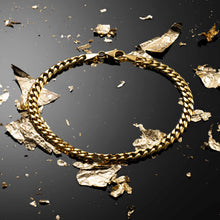 Load image into Gallery viewer, Cuban Chain Bracelet, 5MM - 14K Gold
