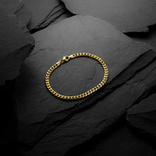 Load image into Gallery viewer, Cuban Chain Bracelet, 5MM - 14K Gold

