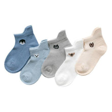Load image into Gallery viewer, 5Pairs 0-2Y Infant Baby Socks Baby Socks for Girls Cotton Mesh Cute Newborn Boy Toddler Socks Baby Clothes Accessories
