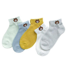 Load image into Gallery viewer, 5Pairs 0-2Y Infant Baby Socks Baby Socks for Girls Cotton Mesh Cute Newborn Boy Toddler Socks Baby Clothes Accessories
