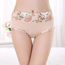 Load image into Gallery viewer, 5Pcs Print Panties Women's Underwear Cute Cotton Panties Plus Size Briefs Girl Ladies Lingeries Panty Sexy Underpants For  Women
