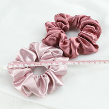 Load image into Gallery viewer, 5PCS/Lot Fashion Silk Satin Scrunchies Headband Large Elastic Rubber Hair Band Women Fashion Hair Scrunchies Ponytail Holder Accessories for Women And Girls
