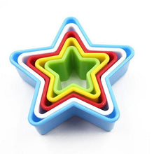 Load image into Gallery viewer, 5Pcs/set Silicone Heart Star Xmas Tree Shape Cookies Cutter Molds Biscuit Plunger Forms For Baking Mousse Cake Decor Tools Cookie Cutter Set Biscuit Cutter Set Multi-size Sandwich Fondant Cake Cutter
