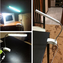 Load image into Gallery viewer, 5V USB Led Desk Lamp With Clip Flexible Table Lamp 13Leds For Bedside Book Reading Study Office Work Children Night Light Decorative Table Lamp Cute Study Lamps for Bedroom Décor
