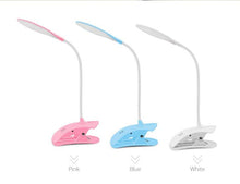 Load image into Gallery viewer, 5V USB power LED Desk lamp Flexible study Reading Book lights Eye Protect Table lamp With Clip For Home Decorative Table Lamp Cute Study Lamps for Bedroom Décor
