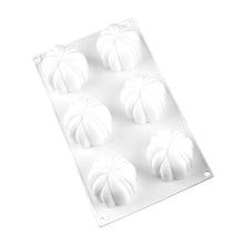 Load image into Gallery viewer, 6 Pumpkin Silicone Cake Mold For Chocolate Ice Cream Decorating Pudding Dessert Tools Bakeware Baking Silicone Cake Molds For Baking 3D Pumpkin Silicone Mold For Party
