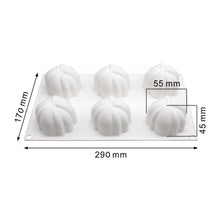 Load image into Gallery viewer, 6 Pumpkin Silicone Cake Mold For Chocolate Ice Cream Decorating Pudding Dessert Tools Bakeware Baking Silicone Cake Molds For Baking 3D Pumpkin Silicone Mold For Party
