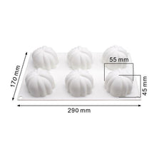Load image into Gallery viewer, 6 Pumpkin Silicone Cake Mold For Chocolate Ice Cream Decorating Pudding Dessert Tools Bakeware Baking Silicone Cake Molds For Baking 3D Pumpkin Silicone Mold For Party
