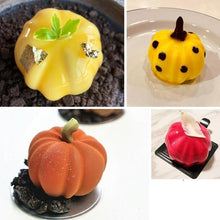 Load image into Gallery viewer, 6 Pumpkin Silicone Cake Mold For Chocolate Ice Cream Decorating Pudding Dessert Tools Bakeware Baking Silicone Cake Molds For Baking 3D Pumpkin Silicone Mold For Party
