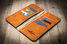 Load image into Gallery viewer, Western Long Wallet - Chestnut Brown
