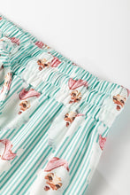 Load image into Gallery viewer, Christmas Santa Claus Stripe Top and Pants Lounge
