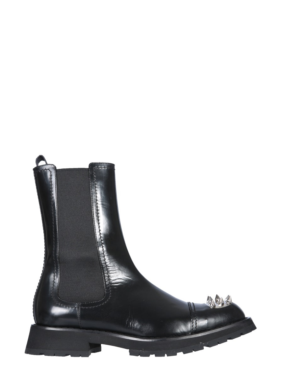 Alexander Mcqueen Men Studded Boot