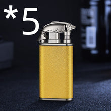 Load image into Gallery viewer, Creative Blue Flame Lighter Dolphin Dragon Tiger Double Fire Metal Winproof Lighter Inflatable Lighter
