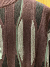 Load image into Gallery viewer, Stacy Adams 2201 Wine Geometric Print Sweater  | Quarter Zip
